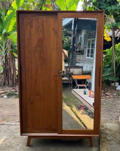 Lemari Geser Cermin Abora 2